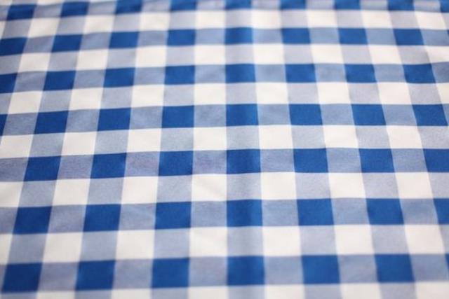 Rental store for LINENS  CHECK - BLUE   WHI - 72 X 120 IN in Nashville TN