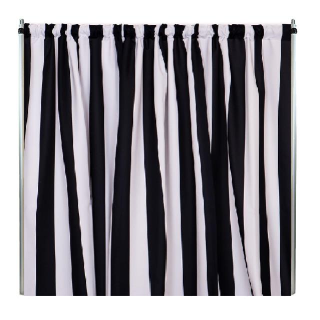 Rental store for __P D PART  BLACK   WHITE STRIPE DRAPE in Nashville TN