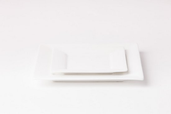 Rental store for WHITE SQUARE DINNER PLATE - 10 IN. in Nashville TN