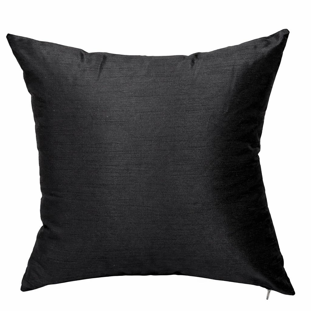 Rental store for PILLOW - SHANTUNG - BLACK - 22 X 22 in Nashville TN