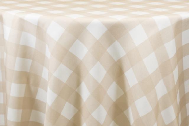 Rental store for LINENS  CHECK - NATURAL - 90 X 156 IN. in Nashville TN