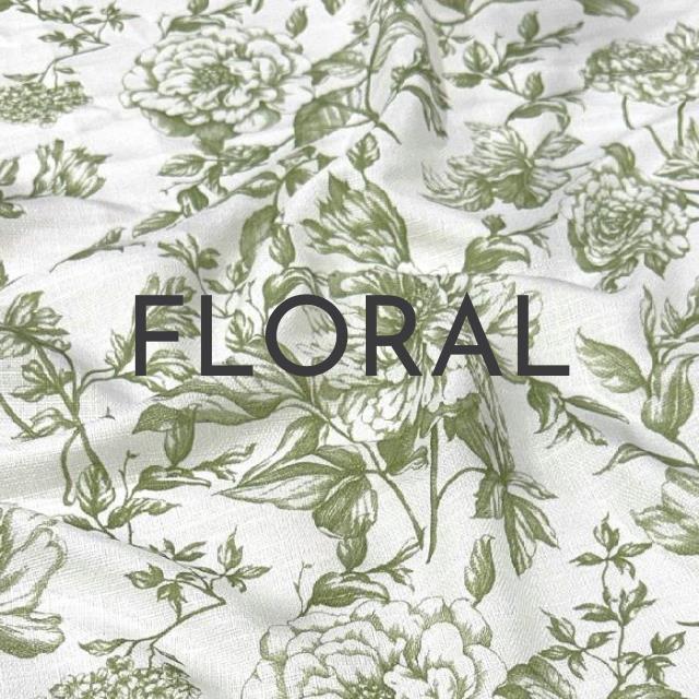 Rent Linen Texture: Floral